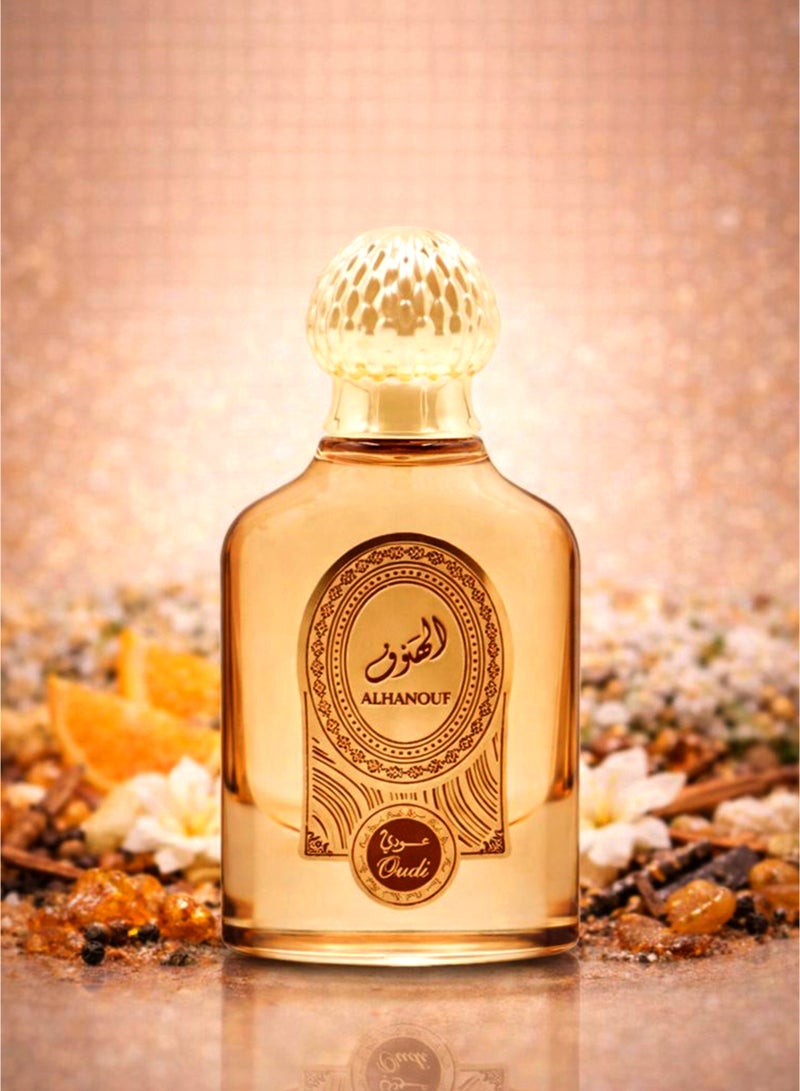 OUDI Oud Perfume for Women Oudi Alhanouf Eau De Parfum 80 ml | Luxury Women Perfume with Amber, Warm Spicy & Woody Accords | Long Lasting Oud Fragrance for Women - Image 2